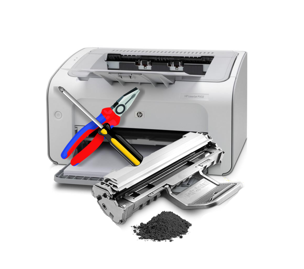 почему принтер печатает полосами