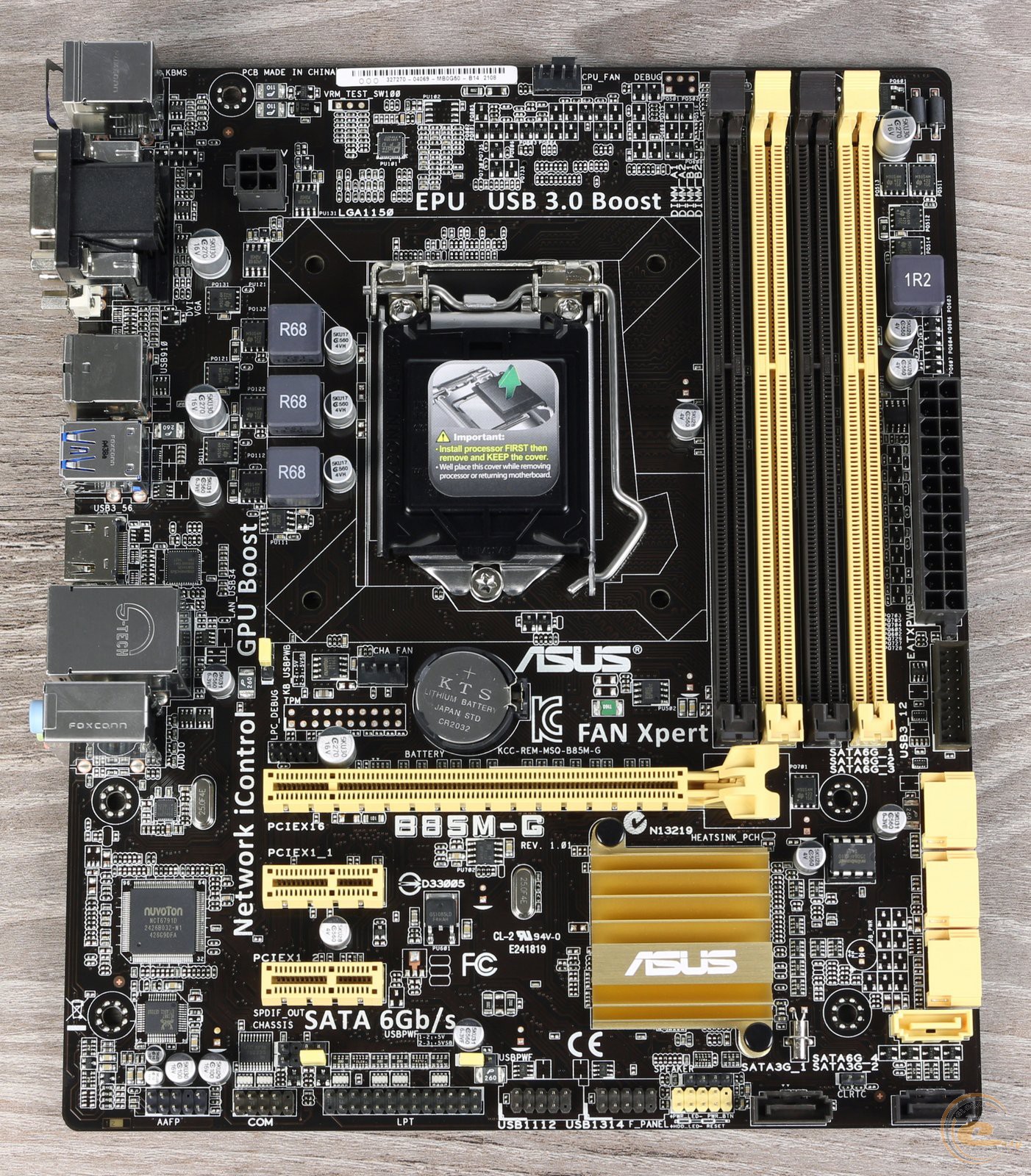 Плата Asus B85M-G