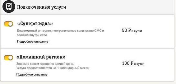 Полный список всех услуг