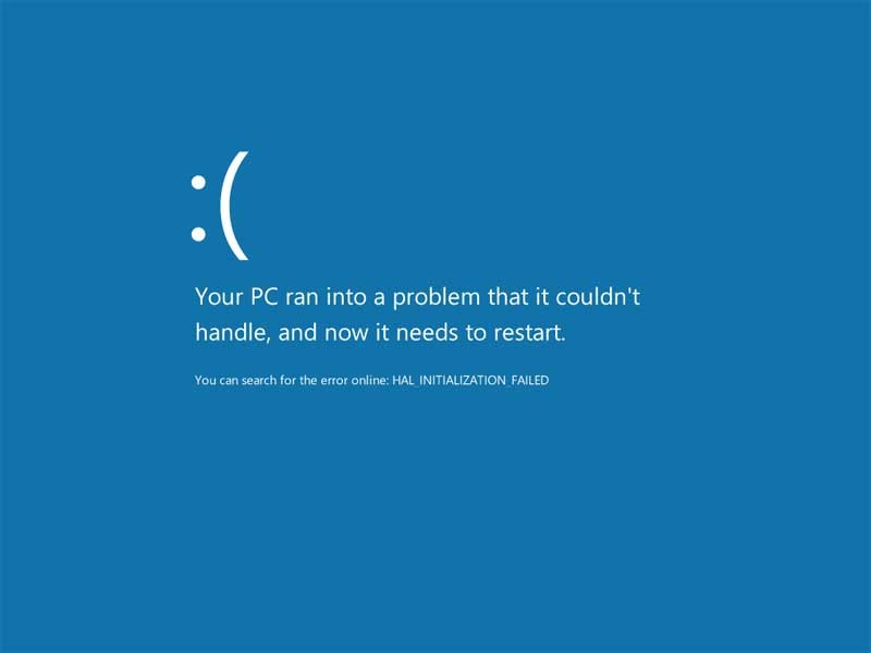 Внешний вид ошибки в ОС Windows 8/10