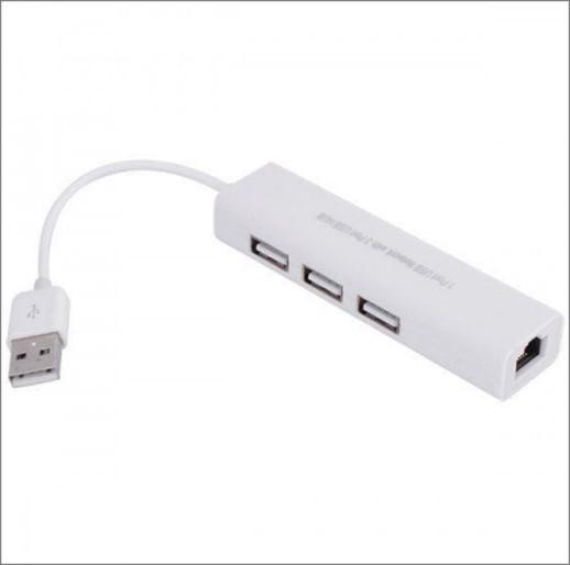 №1. Одна из моделей Micro-USB адаптера для подключения LAN-кабеля к планшету