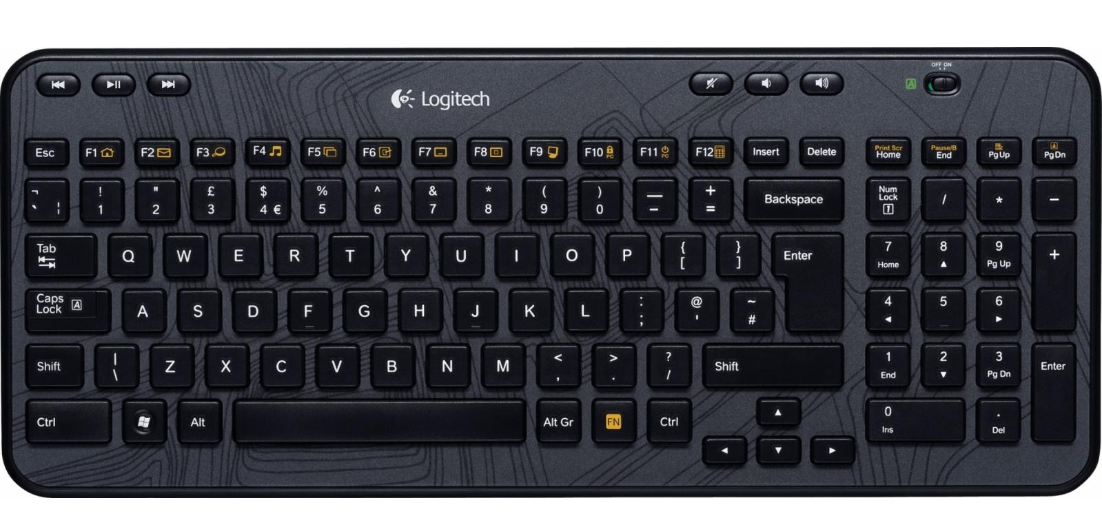 Logitech Wireless Keyboard K360.
