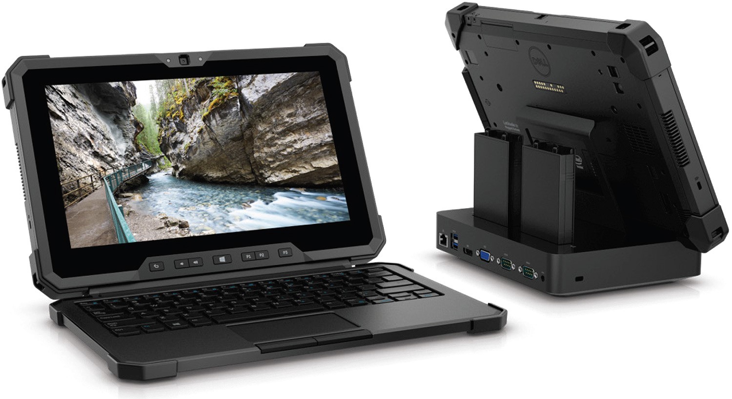 Рис. 10. Dell Latitude 7212 – ноутбук, способный работать в сложных условиях.