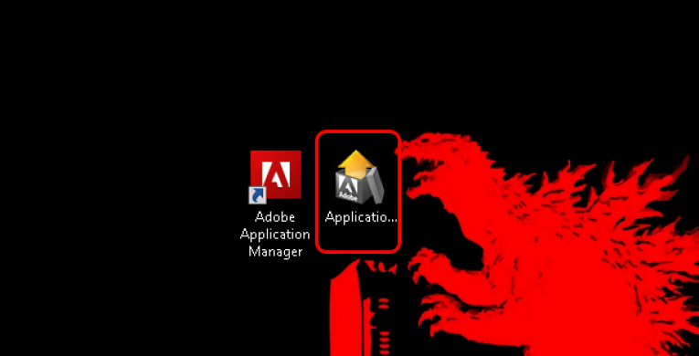 Adobe application. Adobe application Manager.