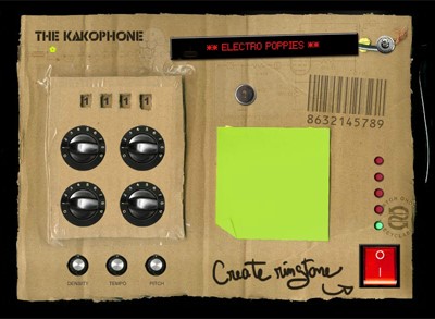 Креативный проигрыватель для треков на сайте The Kakophone