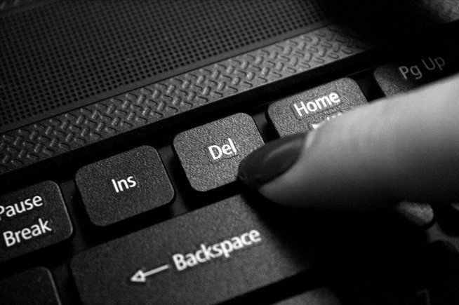 Клавиша «Delete» на клавиатуре ноутбука