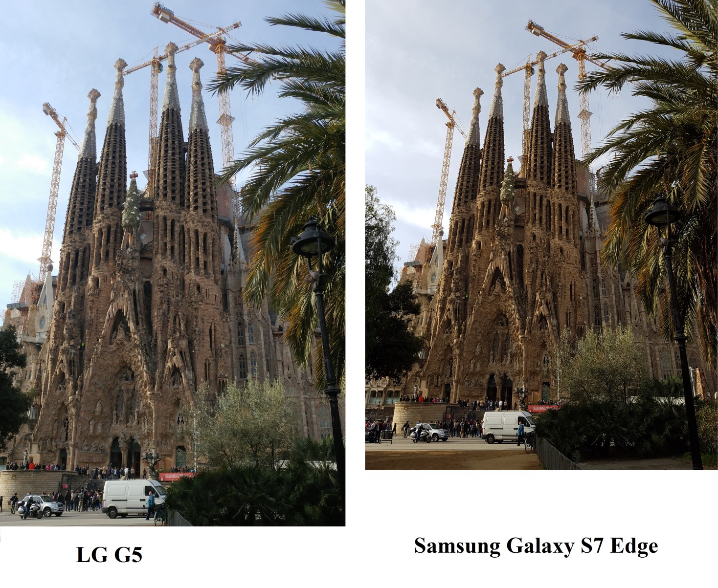 Сравнение фотографий, сделанных на LG и Samsung