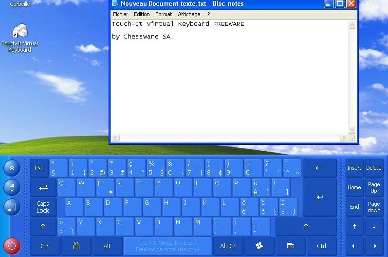 Экранная клавиатура Touch It Virtual Keyboard