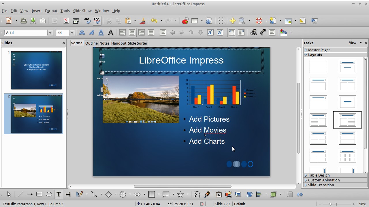 №5. LibreOffice Impress