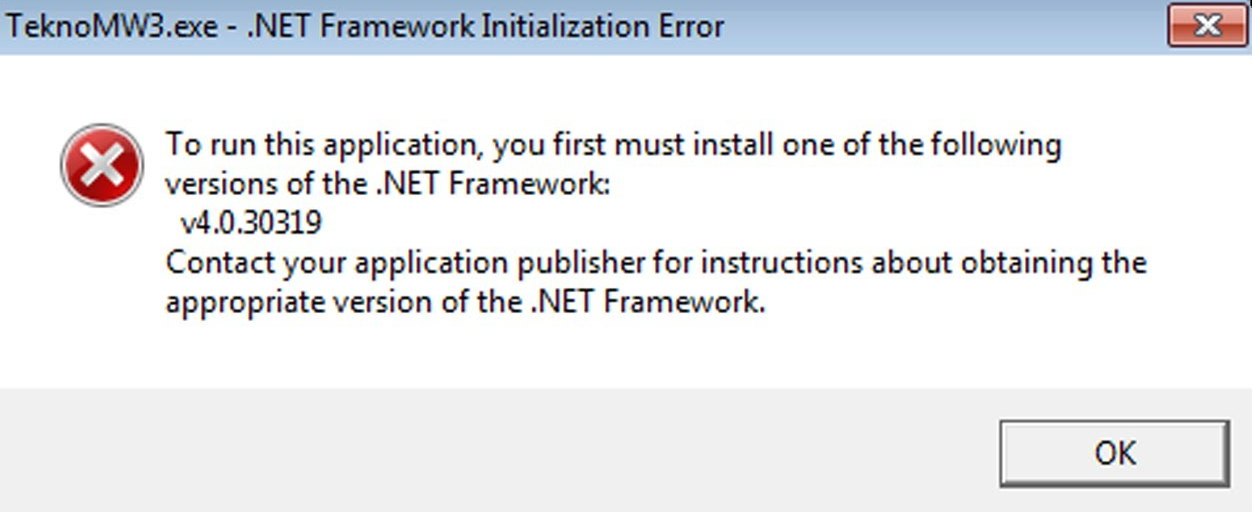 Net Framework v4.0.30319. To Run this application you must install net. Нет фреймворк 4. Net.exe.