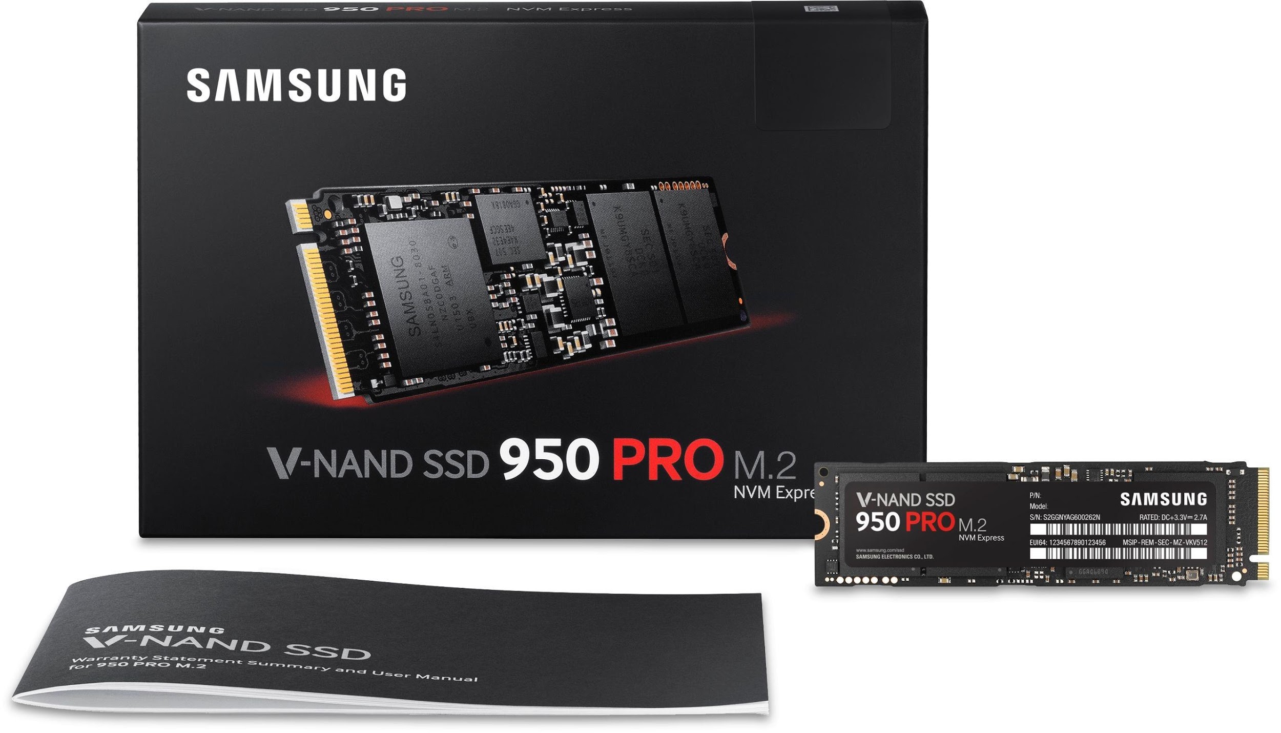 Рис.8. Маленький и быстрый Samsung 950 Pro PCIe SSD