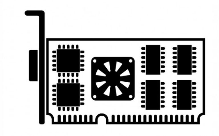 Видеокарта рисунок легкий