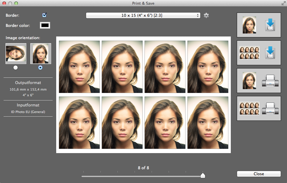 Рис. 9 – приложение Passport Photo Studio