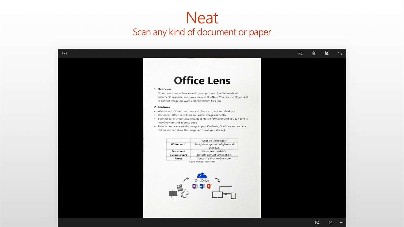 Рис. 16 - просмотр файлов .doc в Office Lens