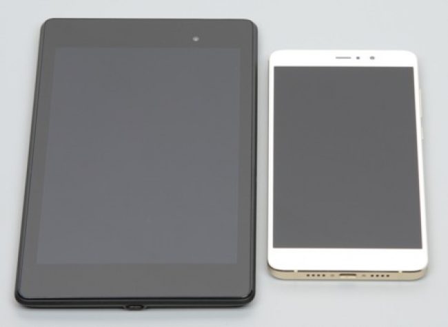 Особенности экрана. Сравнение с Nexus 7