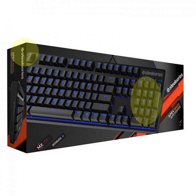 Механическая клавиатура SteelSeries Apex M500 с подсветкой