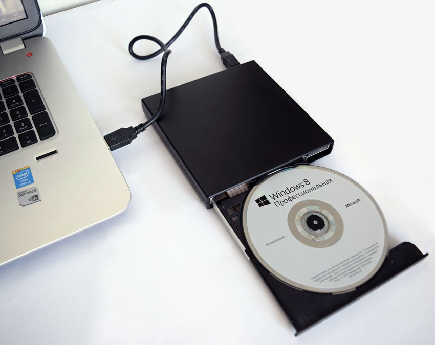 Внешний дисковод для ноутбука