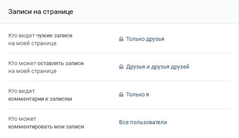 Как записана в чужих телефонах. Кто видит чужие записи на моей странице. Кто может оставлять записи на моей странице. "Оставлять запись". Настройки приватности.