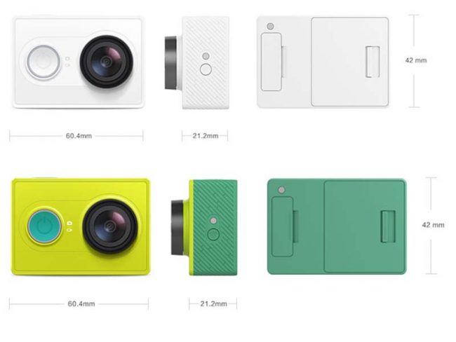 Характеристики Xiaomi Yi Action Camera
