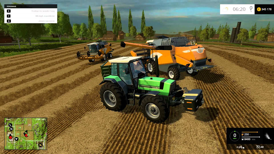 Полевые работы в Farming Simulator 16