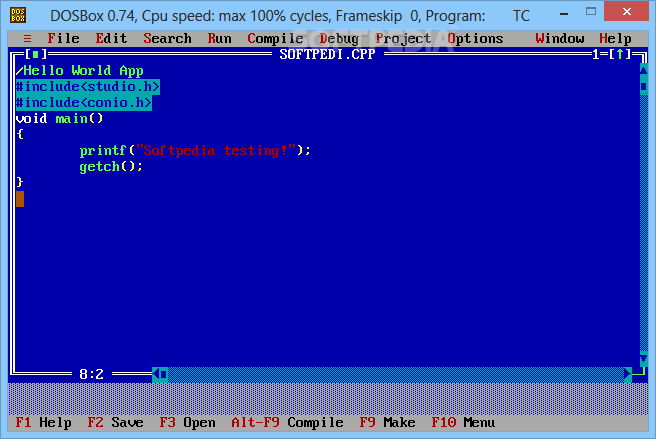Рис. 5. Turbo C++
