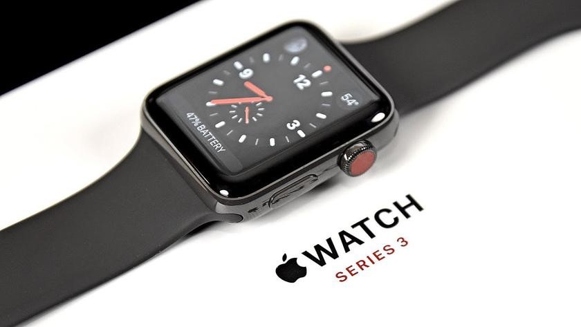 Рис. 9. Последнее поколение смарт-часов Apple, Watch Series 3.