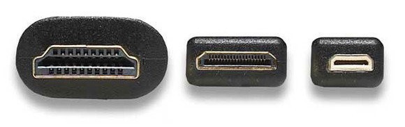 Рис. №1. HDMI (Type A, С и D)